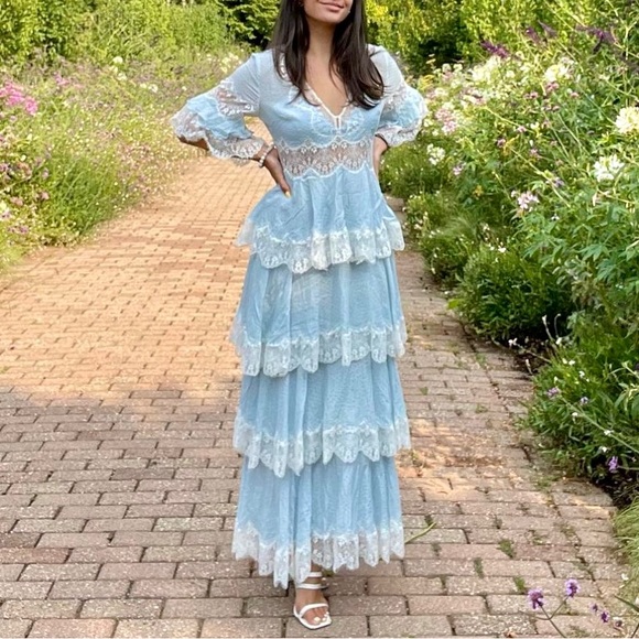 Alice McCall Dresses & Skirts - DIVINE SISTER MAXI DRESS IN BLUE